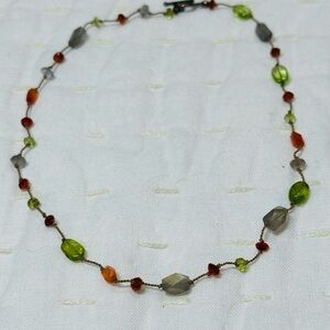 Elegant Multicolor Beaded Necklace